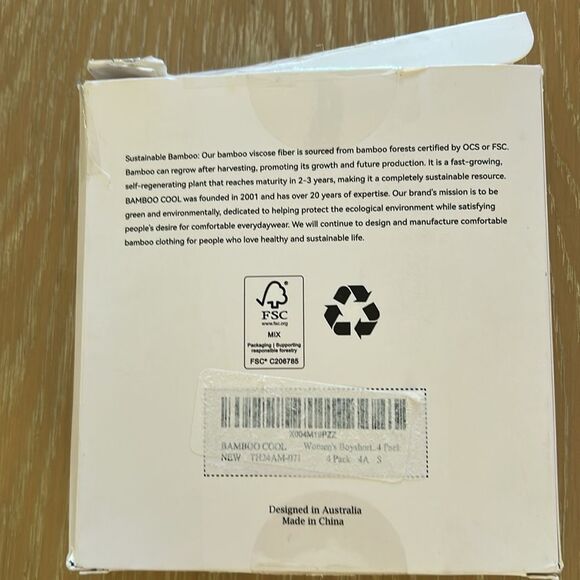 SOFT COOL 4 Pack Boyshort Underwear Soft Lightweight Moisture, Small, NWT - Picture 11 of 12